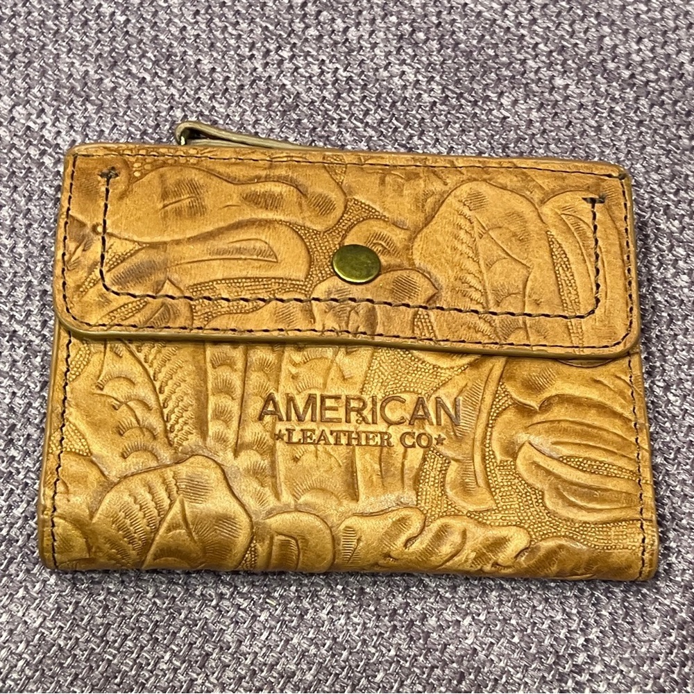 American Leather Co. Embossed Wallet
